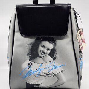 Vintage Marilyn Monroe / Norma Jean Photo Backpack Bag